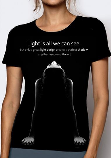 Light is all we can see. But…