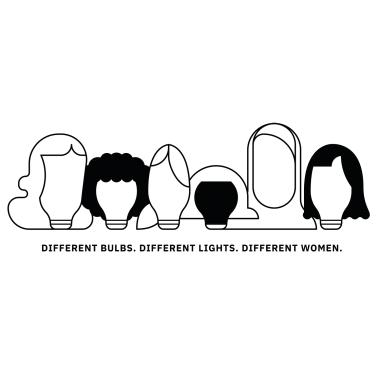 Different bulbs. Different lights. Different women.