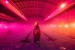 Illuminated Swim by Tine Bech Studio. GL1 Pool. Photo by André Pattenden
