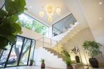 A cafe, blending a variety of styles and still keeping it simple, enchanted by the beauty of light!