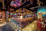 Perry & Blackwelder's Original Smoke House, Madinat Jumeriah, Dubai with CD+M Lighting Design Group. Photo © Daniel Cheong Photography