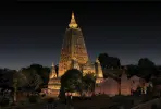 Mahabodhi Temple Night Scene