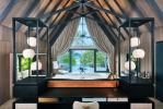 Cast bone china lighting. St. Regis Maldive Vummuli Resort lighting.
