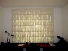 Thrown lit porcelain curtain.