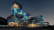 TBC Bank Facade, Tibilisi. 3D visualisations by ReVR studio.