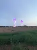 Windmill illumination at Miyagawa Park